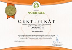 Natur-pack certifikát 2016