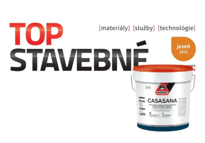 Boero Casasana - V časopise TOP STAVEBNÉ