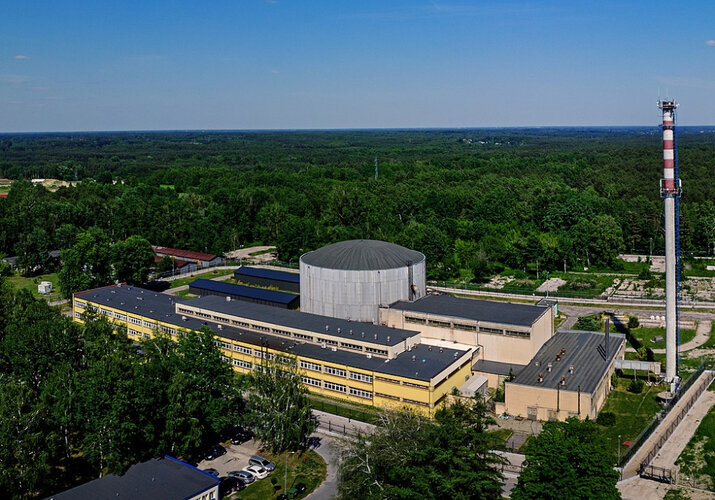 Komín v Národnom centre jadrových výskumov, Poľsko - IKOROL