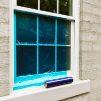 Samolepiaca maliarska fólia chráni okná