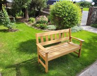 Premena sčernetej záhradnej lavičky