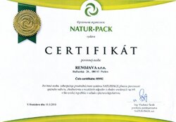 Natur-pack certifikát 2015