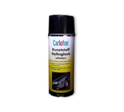 CARLOFON - Akrylový lak čierny, pololesklý, sprej 400 ml