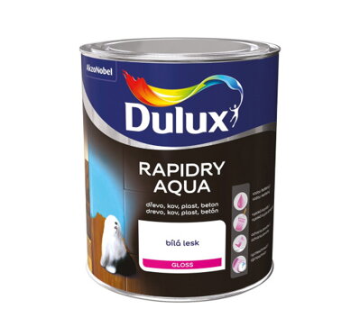 Dulux Rapidry Aqua - Akrylový email, biely