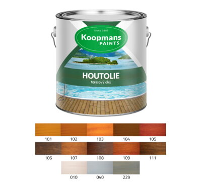 Koopmans HOUTOLIE - Terasový olej, farebný 
