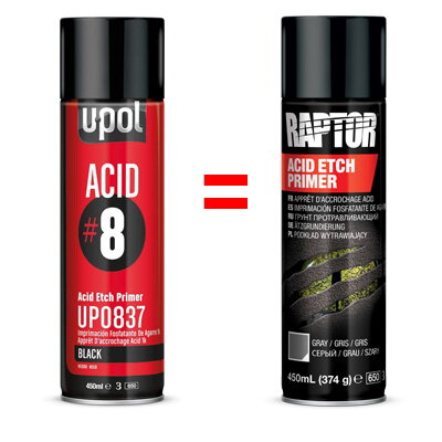 Acid Etch Primer RAPTOR® 450 ml - 1K Základ na kovové povrchy 