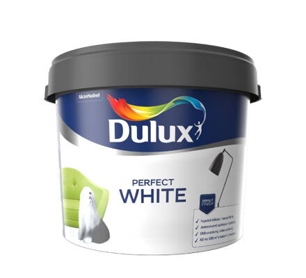 Dulux Perfect WHITE - Snehovo biela akrylátová farba 