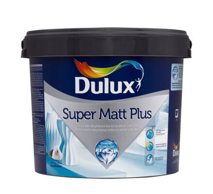 Dulux Super MATT Plus - Umývateľná interiérová farba 