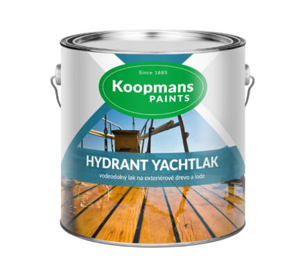 Koopmans HYDRANT YACHTLAK - Vodoodolný lak na drevo, bezfarebný