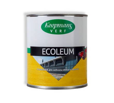 Koopmans ECOLEUM - Olejová lazúra na drevo v exteriéri, bezfarebná 1 l