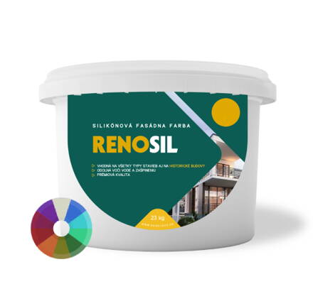 RENOSIL - Silikónová fasádna farba, tónovaná