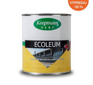 Koopmans ECOLEUM - Olejová lazúra na drevo v exteriéri, bezfarebná 1 l - VÝPREDAJ
